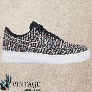 2018 NIKE Air Force 1 Low '07 LV8 'Just Do It' PRINT!